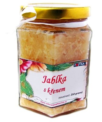 Jablka s křenem