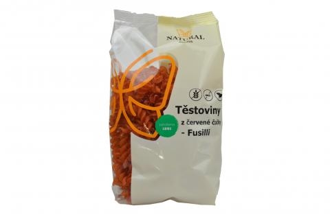 Těstoviny z červené čočky - vřetena
